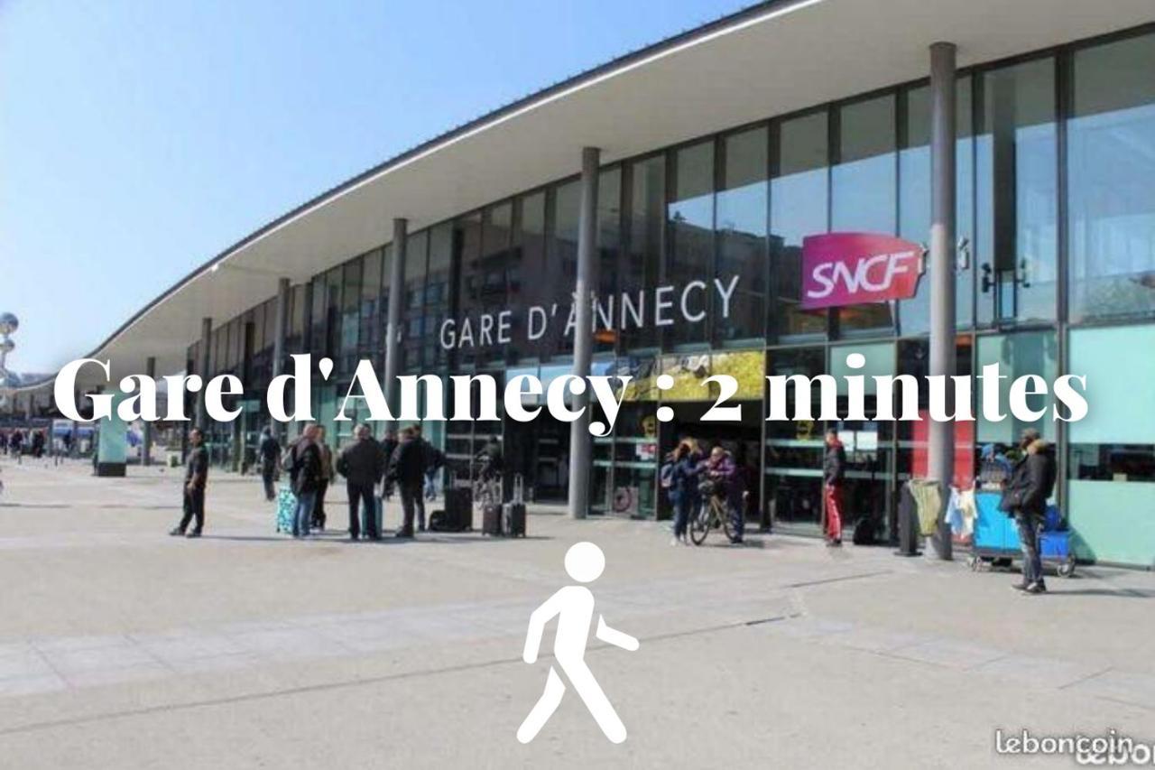 Le Duplex - Hyper Centre - Gare - Wifi - Netflix - Disney + Annecy Exteriör bild