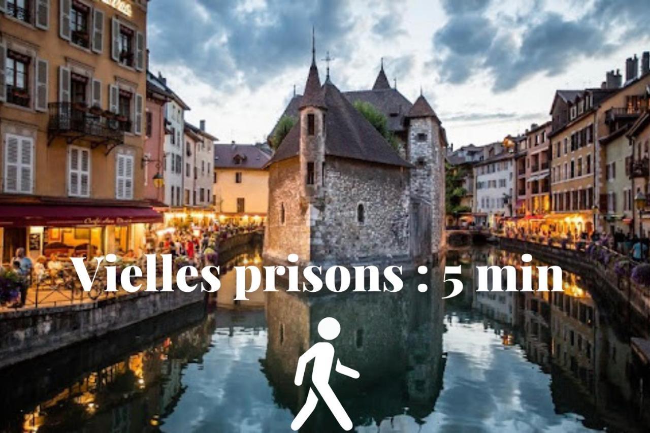 Le Duplex - Hyper Centre - Gare - Wifi - Netflix - Disney + Annecy Exteriör bild